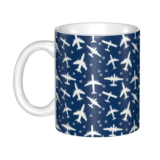 Taza Aviones Blancos